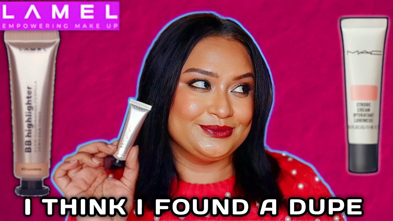 Lamel BB Highlighter MAC Strobe Cream Dupe ? YouTube