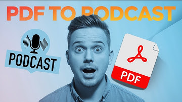 Turn PDFs into Podcast Using Two FREE AI tools