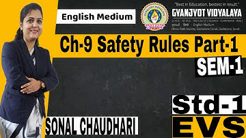 Std-1/Sub-EVS/Ch-9 Safety Rules Part-1