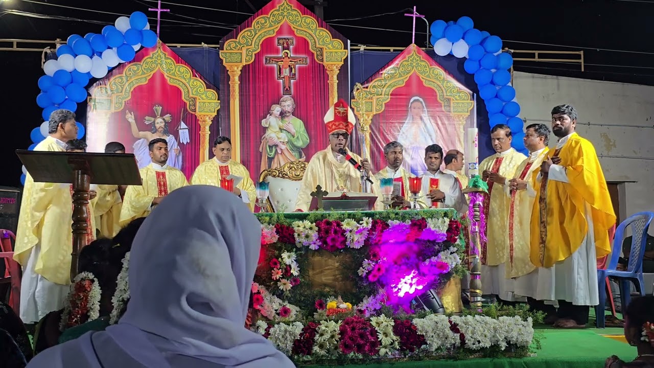 St. Joseph's Feast #Rayapeta #Most Rev Dr. MD Prakasam @Bishop of Nellore #FrPeterGona