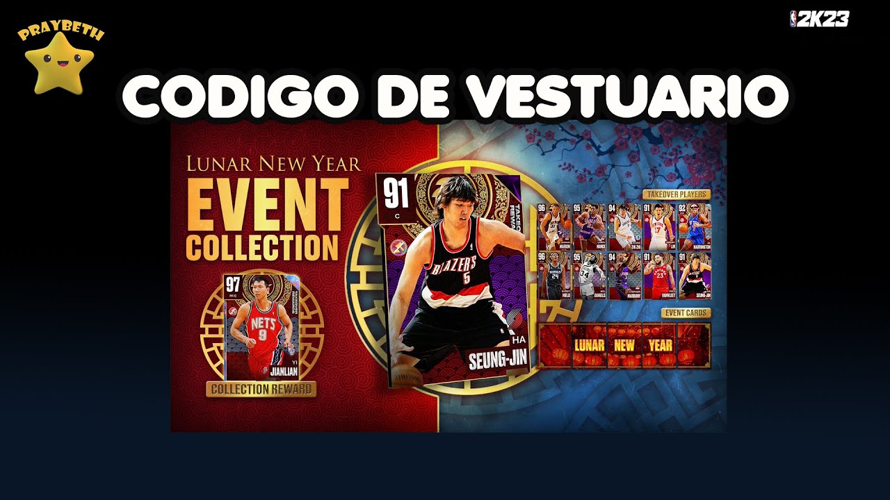 NBA 2K23 Código de Vestuario Jugador GRATIS !!! nba2k23 🏀 YouTube NBA 2K23 Código de Vestuario Jugador GRATIS !!! nba2k23 🏀 YouTube