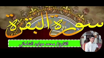 القارئ محمد مولود الشاماني سورة البقرة من الآيه ٦١ إلى الآية ٧٩