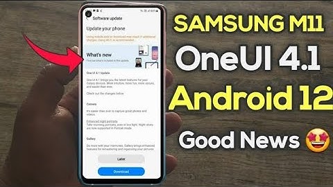 Samsung M11 OneUI 4.1 Android 12 Update Is Almost Here 🔥