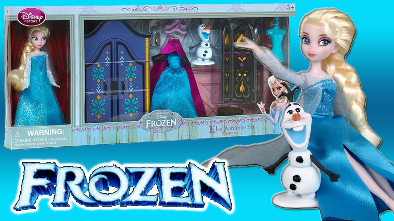 New Disney Store Frozen Anna Mini Princess Queen Figurine Doll Wardrobe Playset 