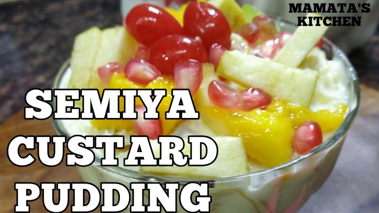 SEMIYA CUSTARD PUDDING ||Semiya Custard recipe||Semiya Custard Floods.