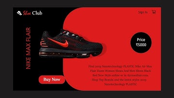 Adobe Xd - Shoes selling website UI design
