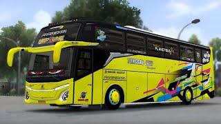 BUSSID Mod JB5 ASXFM $ JETBUS 5 DOUBLE GLASS V2 STROBO MATA Tunggal Jaya NEPTUNE Obb Real Sound ETS2