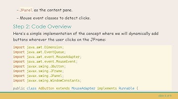 How to Allow Users to Dynamically Place JButtons in Java Swing