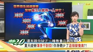 掉髮、老化、疲勞渾身不對勁你身體少了這個營養素健康2.0 20180811(完整版)