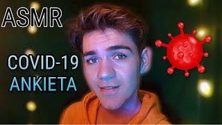 ASMR PL 😷 Ankieta na temat Covid-19 | Odgłosy pisania na klawiaturze + szept screenshot 2