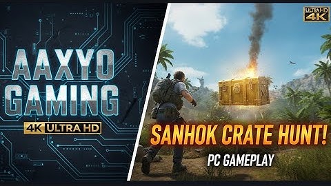 PUBG 🔥 PC 4K Ultra Graphics Gameplay | Sanhok kar-98 Sniper | Aaxyo Gaming  (No Commentary).