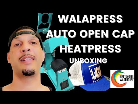 WALAPress Auto Open Cap Hat Heat Press