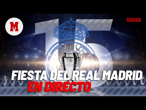 REAL MADRID CAMPEN DE LA CHAMPIONS I Celebraciones en Berrnabu y Cibeles en directo