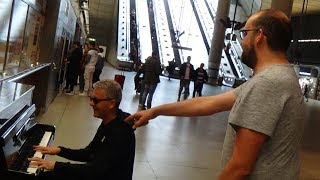 Jazz Piano Guy And Boogie Woogie Dude Turn Station into a Blues Club