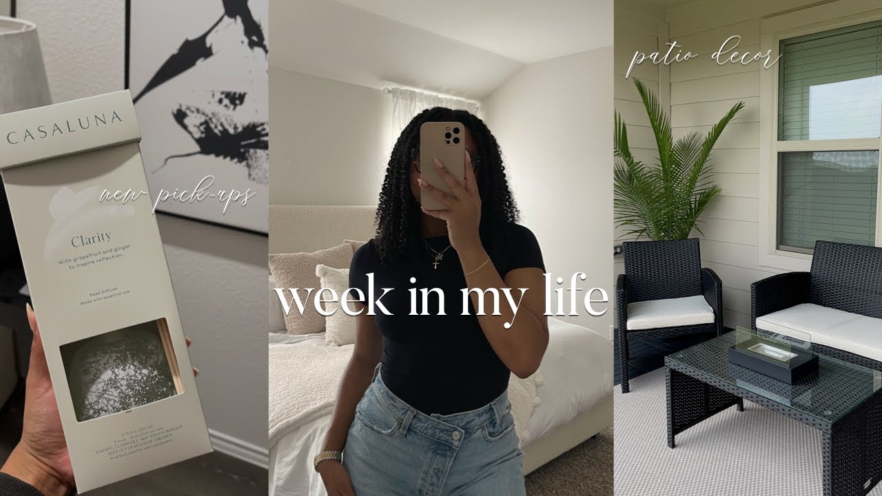 WEEK IN MY LIFE VLOG ♡ | Patio Decor, TikTok BTS, Unboxing Packages, New Recipes + MORE! | Love Daci