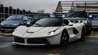 Gordon Ramsay driving his Brand New LaFerrari Aperta in London!