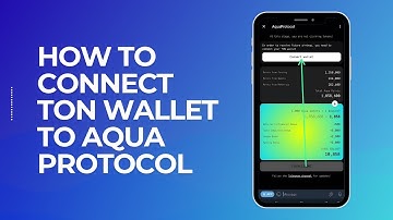 HOW TO CONNECT TON WALLET TO AQUA PROTOCOL