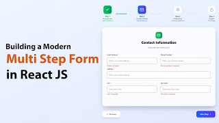Building a Modern Multi-Step Form with React JS