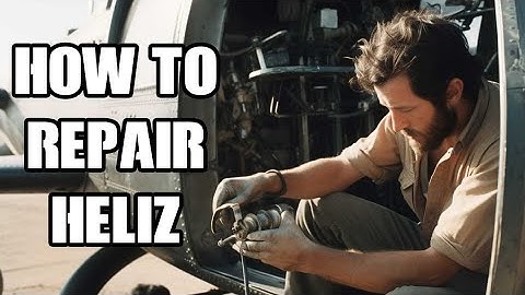 How To Fix / Repair Damaged Helicopter & Tail Rotor RFFS RedFalcon Flight System Heliz PC DayZ Mod