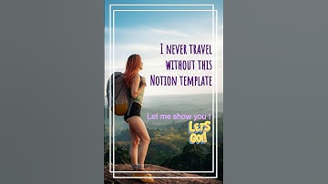 Notion template - Travel Planner Premium
