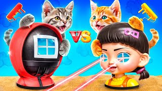 We Build Tiny House for Squid Game Doll in Real Life!