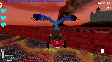 SuperTuxKart 0.9.3 Lava Fields