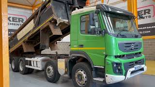 New In Stocklist For Sale: VOLVO FMX 8×4 STEEL TIPPER – 2013 – KY13 KFU