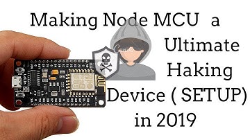 Make a portable wiFi jammer with a Node MCU// Wifi deauther