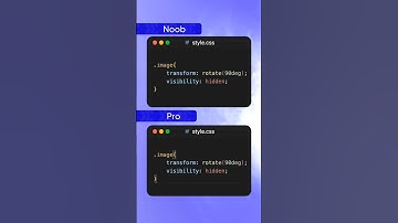 Noob vs pro #css #webdesign