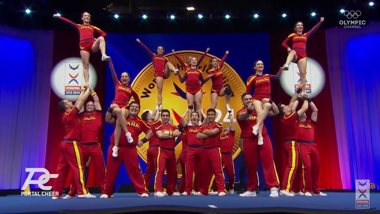 Team Spain Coed Elite ICU World Cheerleading Championship 2024 Finals
