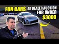 Can you STILL Buy a Fun Car at a Dealer Auction for under $3000 - Flying Wheels