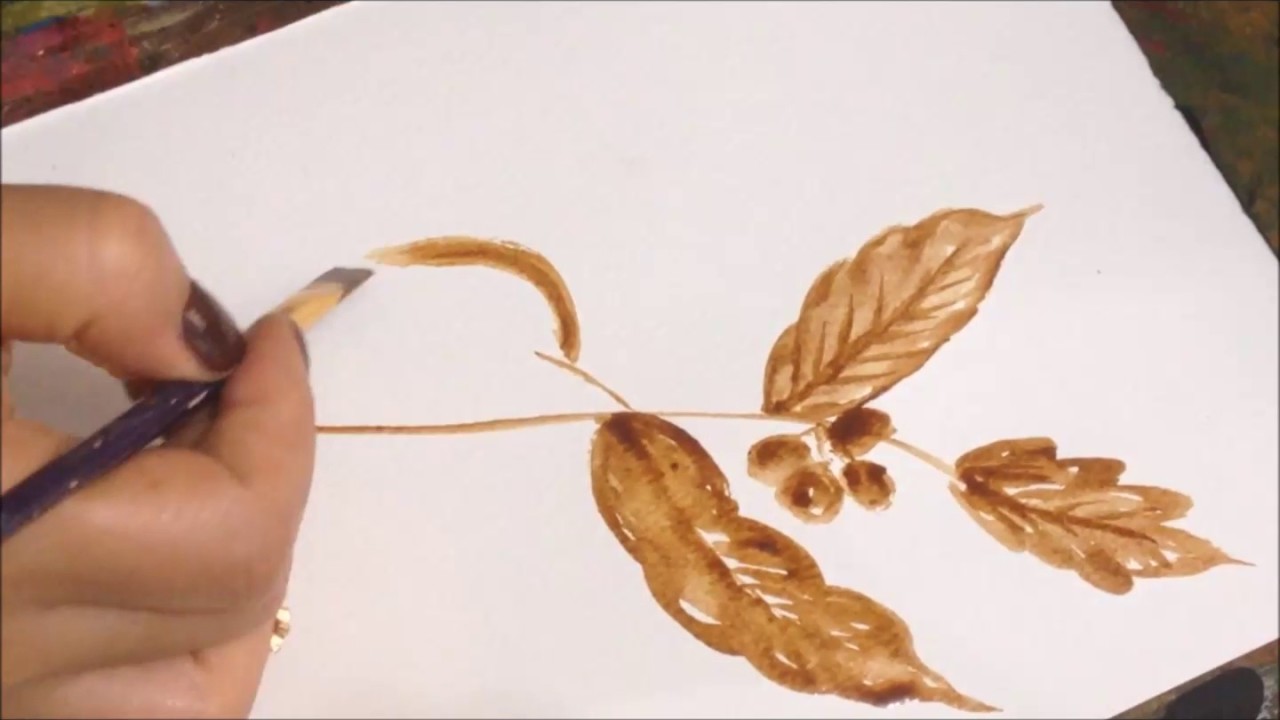 Clase de pintura con café