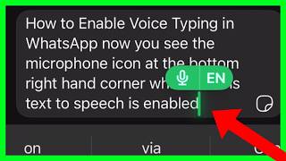 How to Enable Voice Typing in WhatsApp (NEW UPDATE in 2026) screenshot 5