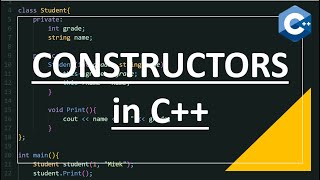 Constructors in C++ classes