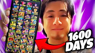 What a 1600+ Day F2P LEGENDS ACCOUNT Looks Like... (Dragon Ball LEGENDS)