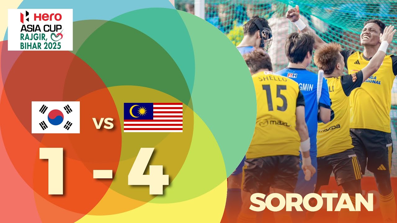 Sorotan Perlawanan: Korea Selatan 1 - 4 Malaysia | Hero Asia Cup 2025