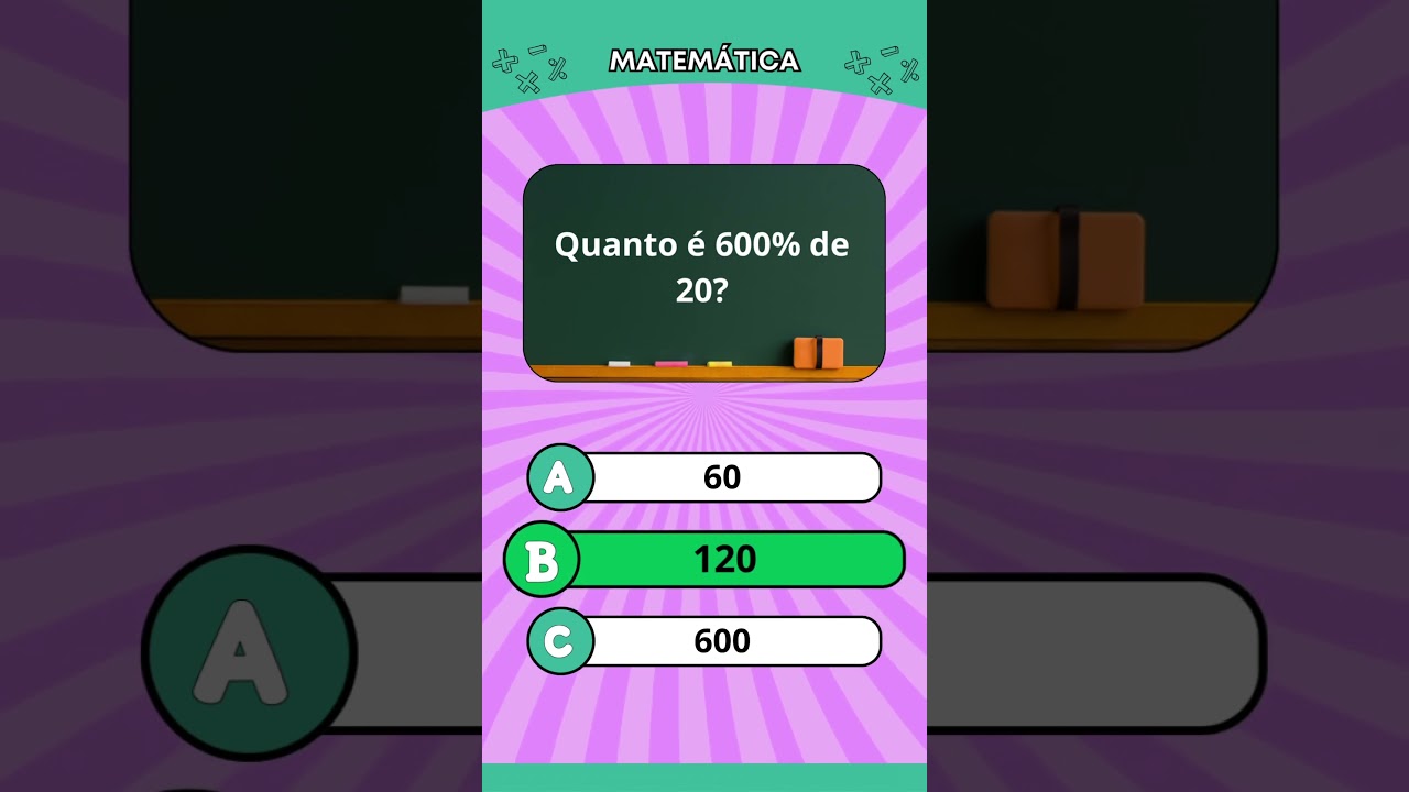 Quiz de Matemática - Parte 1 #quizbr #quizmatematica #tiktoktrivia202