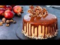 Apple Walnut Caramel Cake