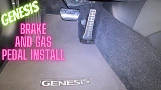 How To Install Aluminum Gas And Brake Pedal On A Hyundai Genesis