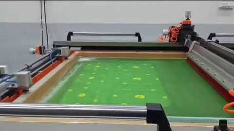 Cylinder press full automatic screen printing machine size 30/40 new model APL machinery company 🆕