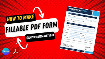How to Make Custom PDF Fillable Forms with Canva & Adobe Acrobat