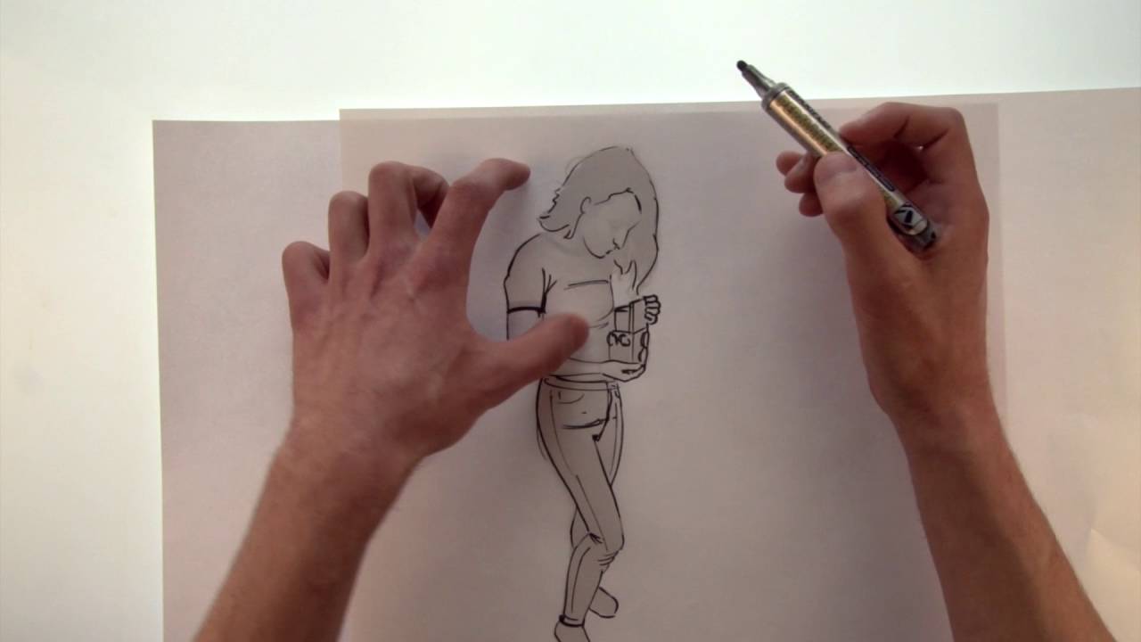 Mensfiguren met Onderleggers