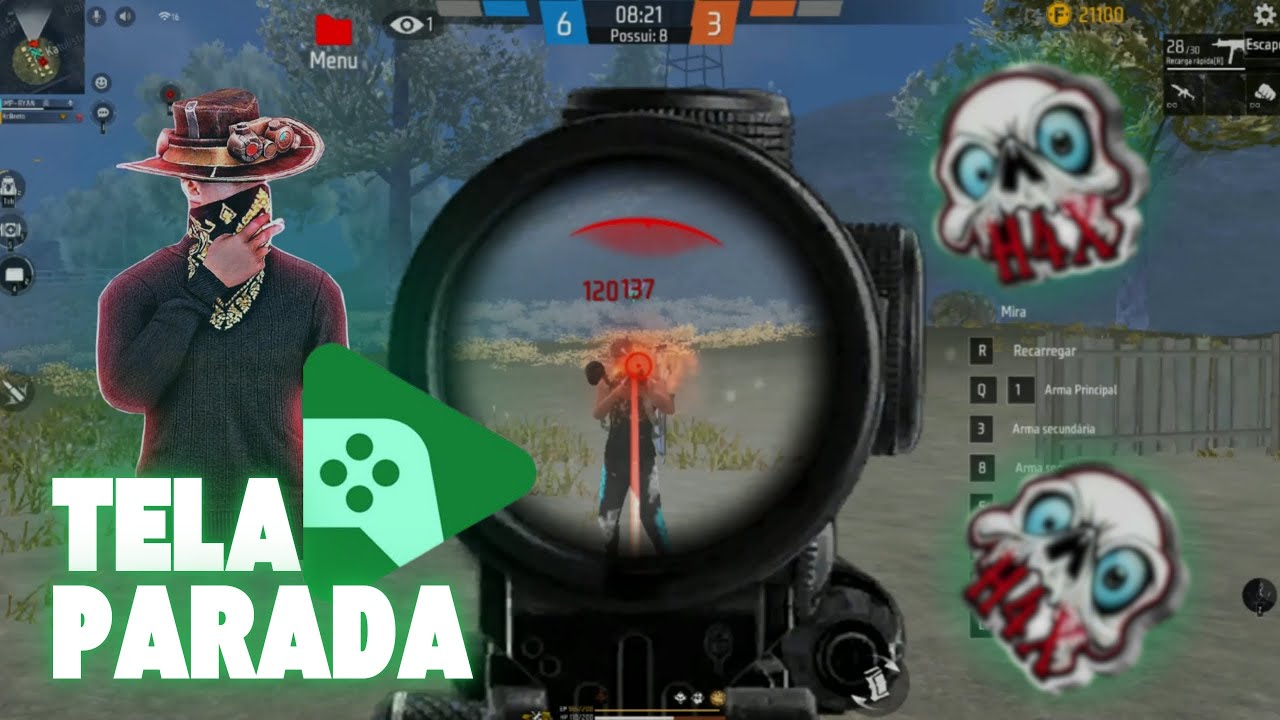 COMO BAIXAR E CONFIGURAR O EMULADOR DA TELA PARADA FREE FIRE👽❤️