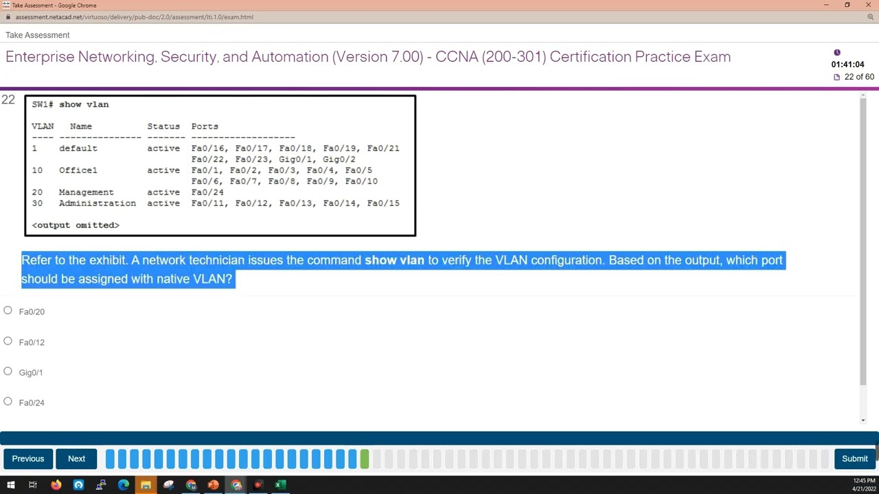 CCNA 3 Enterprise Certification Practice Exam Answers