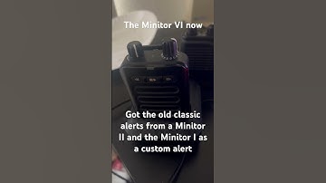 Motorola Minitor VI Custom Alerts!! #firebrigade #volunteerfiredepartment #firefighter