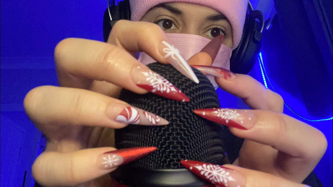 ASMR fast & aggressive mic scratching WHILE changing the mic settings!