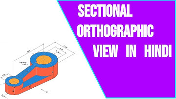 Sectional orthographic 7, Technical drawing, Engineering drawing