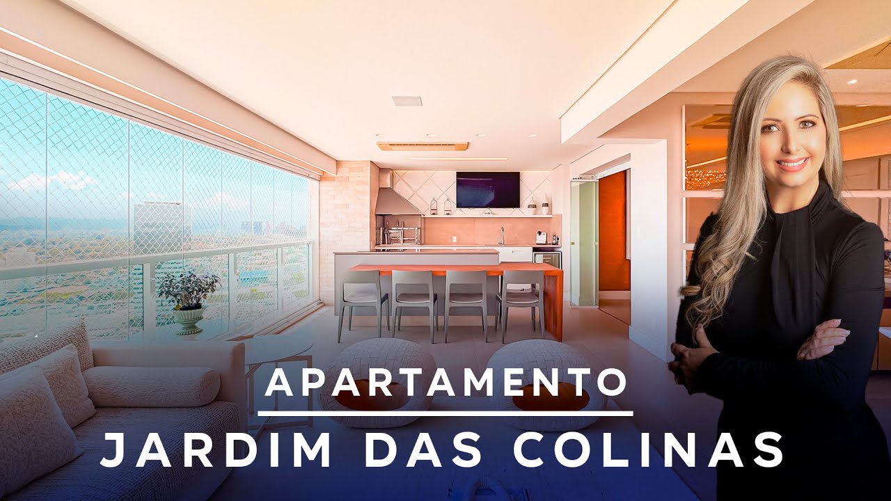 APARTAMENTO DE LUXO MOBILIADO | PAESAGGIO 278m² com MÓVEIS ARTEFACTO no Jardim das Colinas