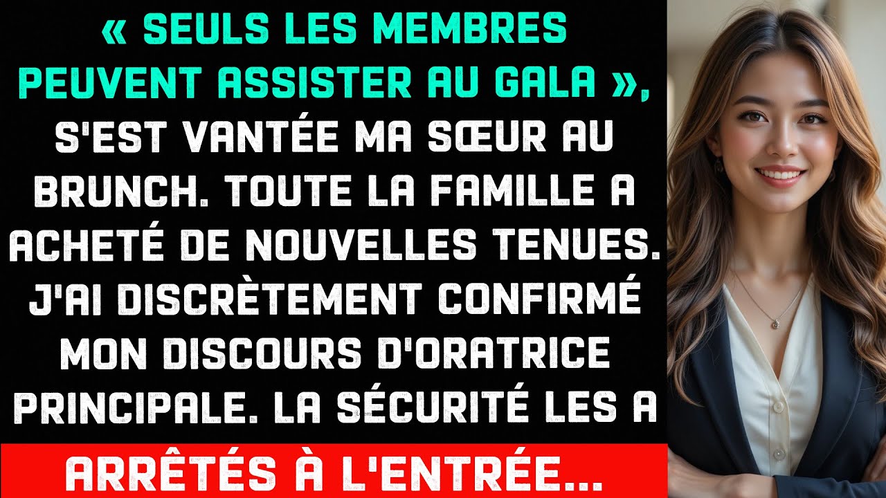 Les coupes de mimosa brillaient sous le lustre du Riverside Country Club quand ma sœur a annoncé, sa carte de membre dorée tournant entre ses doigts manucurés : « Adhésion complète avec droit de...