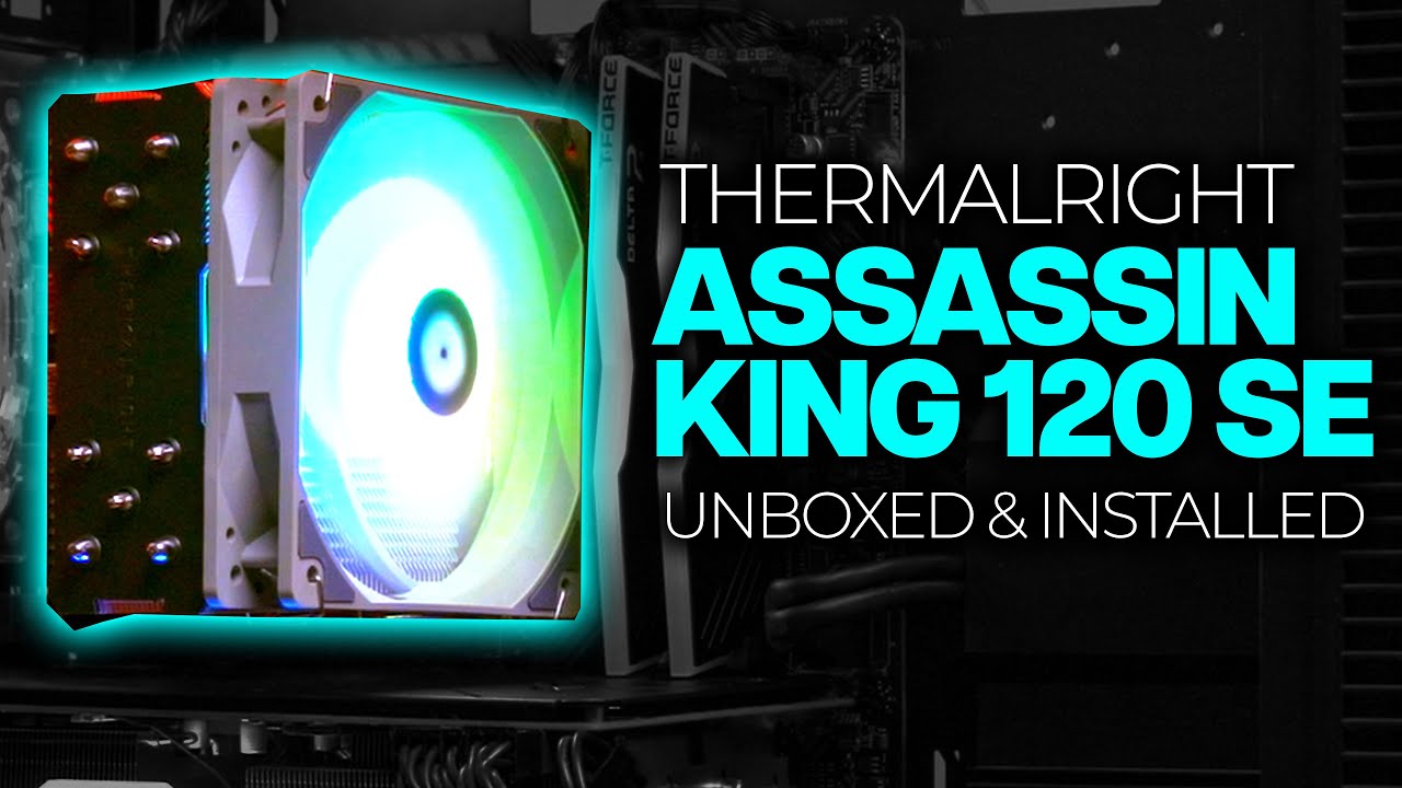 Thermalright Assassin King 120 SE ARGB [CPU Cooling Fan] Air Heatsink Intel  i7 12700K Processor 